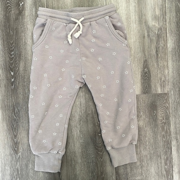 Mebie Baby Grey Stars Joggers - Picture 1 of 3